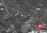 Standbild Stilwell Road Bridge errichtet über Salween River Birma, 1944, aus Sekunde 61 historischem Filmmaterial Videoclip 65675037769