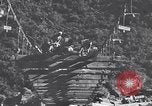 Standbild Stilwell Road Bridge errichtet über Salween River Birma, 1944, aus Sekunde 62 historischem Filmmaterial Videoclip 65675037769