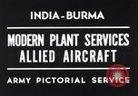Image Hindustan Aircraft Limited Bangalore en Inde, 1942, de la seconde 1 séquences d'archives historiques vidéo 65675037797