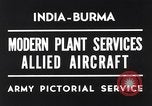Image Hindustan Aircraft Limited Bangalore en Inde, 1942, de la seconde 3 séquences d'archives historiques vidéo 65675037797
