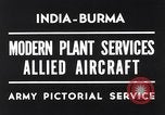 Image Hindustan Aircraft Limited Bangalore en Inde, 1942, de la seconde 4 séquences d'archives historiques vidéo 65675037797