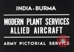 Image Hindustan Aircraft Limited Bangalore en Inde, 1942, de la seconde 5 séquences d'archives historiques vidéo 65675037797