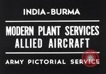 Image Hindustan Aircraft Limited Bangalore en Inde, 1942, de la seconde 6 séquences d'archives historiques vidéo 65675037797