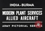 Image Hindustan Aircraft Limited Bangalore en Inde, 1942, de la seconde 7 séquences d'archives historiques vidéo 65675037797