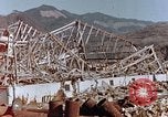 Image of wrecked steel frame Nagasaki Japan, 1946, second 5 stock footage video 65675037802