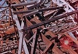 Image of wrecked steel frame Nagasaki Japan, 1946, second 32 stock footage video 65675037802