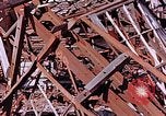 Image of wrecked steel frame Nagasaki Japan, 1946, second 36 stock footage video 65675037802