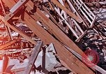 Image of wrecked steel frame Nagasaki Japan, 1946, second 42 stock footage video 65675037802