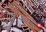 Image of wrecked steel frame Nagasaki Japan, 1946, second 43 stock footage video 65675037802