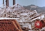 Image of wrecked steel frame Nagasaki Japan, 1946, second 3 stock footage video 65675037803