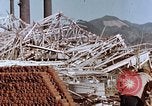 Image of wrecked steel frame Nagasaki Japan, 1946, second 12 stock footage video 65675037803