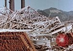 Image of wrecked steel frame Nagasaki Japan, 1946, second 15 stock footage video 65675037803