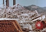 Image of wrecked steel frame Nagasaki Japan, 1946, second 16 stock footage video 65675037803