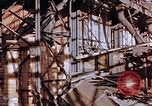 Image of wrecked steel frame Nagasaki Japan, 1946, second 29 stock footage video 65675037805