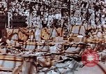 Image of wrecked steel frame Nagasaki Japan, 1946, second 8 stock footage video 65675037806