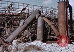 Image of wrecked steel frame Nagasaki Japan, 1946, second 51 stock footage video 65675037806