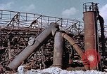 Image of wrecked steel frame Nagasaki Japan, 1946, second 54 stock footage video 65675037806