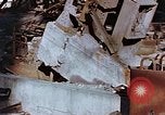 Image of wrecked steel frame Nagasaki Japan, 1946, second 16 stock footage video 65675037807