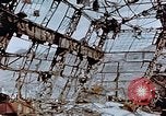 Image of wrecked steel frame Nagasaki Japan, 1946, second 47 stock footage video 65675037807