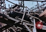 Image of wrecked steel frame Nagasaki Japan, 1946, second 21 stock footage video 65675037808