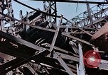 Image of wrecked steel frame Nagasaki Japan, 1946, second 24 stock footage video 65675037808