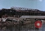Image of wrecked steel frame Nagasaki Japan, 1946, second 8 stock footage video 65675037809