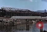 Image of wrecked steel frame Nagasaki Japan, 1946, second 13 stock footage video 65675037809