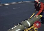 Image of USS Kitty Hawk CV-63 Pacific Ocean, 1971, second 39 stock footage video 65675037822