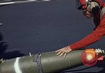 Image of USS Kitty Hawk CV-63 Pacific Ocean, 1971, second 41 stock footage video 65675037822