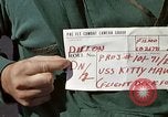 Image of Kitty Hawk flight deck operations Pacific Ocean, 1971, second 7 stock footage video 65675037823