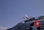 Image of Kitty Hawk flight deck operations Pacific Ocean, 1971, second 30 stock footage video 65675037823
