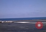 Image of Kitty Hawk flight deck operations Pacific Ocean, 1971, second 34 stock footage video 65675037823