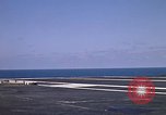 Image of Kitty Hawk flight deck operations Pacific Ocean, 1971, second 35 stock footage video 65675037823