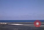 Image of Kitty Hawk flight deck operations Pacific Ocean, 1971, second 37 stock footage video 65675037823