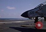 Image of Kitty Hawk flight deck operations Pacific Ocean, 1971, second 41 stock footage video 65675037823