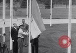 Image drapeau indien Lake Success New York USA, 1947, de la seconde 19 séquences d'archives historiques vidéo 65675037847