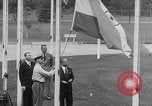 Image drapeau indien Lake Success New York USA, 1947, de la seconde 21 séquences d'archives historiques vidéo 65675037847