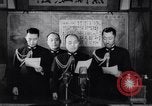 Image of Japanese admirals appeal by radio to defense workers Japan, 1944, second 10 stock footage video 65675037851