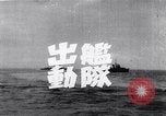 Image of Japanese Aichi E13A Jake observation plane catapulted Pacific Ocean, 1941, second 1 stock footage video 65675037853