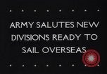 Standbild neue Infanterie Divisionen United States USA, 1944, aus Sekunde 3 historischem Filmmaterial Videoclip 65675037891
