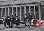 Image of World War 2 Aces Don Gentile and John Godfrey Washington DC USA, 1944, second 7 stock footage video 65675037904
