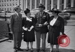 Image of World War 2 Aces Don Gentile and John Godfrey Washington DC USA, 1944, second 16 stock footage video 65675037904