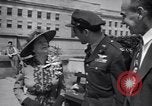 Image of World War 2 Aces Don Gentile and John Godfrey Washington DC USA, 1944, second 23 stock footage video 65675037904