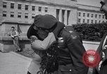 Image of World War 2 Aces Don Gentile and John Godfrey Washington DC USA, 1944, second 24 stock footage video 65675037904