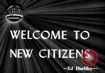 Image of New American citizens pledge Allegiance New York City USA, 1944, second 1 stock footage video 65675037905
