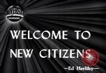 Image of New American citizens pledge Allegiance New York City USA, 1944, second 4 stock footage video 65675037905