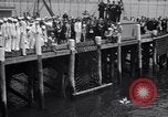 Image of U.S. Merchant Marine commemoration ceremony New York City USA, 1944, second 28 stock footage video 65675037906