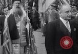 Standbild Griechisch-orthodoxe Zeremonie zu Ehren George Washington Valley Forge Pennsylvania USA, 1941, aus Sekunde 35 historischem Filmmaterial Videoclip 65675037919