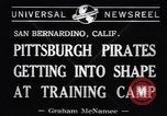 Immagine di Pittsburgh Pirates San Bernardino California USA, 1941, secondo 7 filmato di repertorio 65675037921