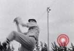 Standbild Cleveland Indians baseball team in Spring Training Fort Myers Florida USA, 1941, aus Sekunde 38 historischem Filmmaterial Videoclip 65675037922